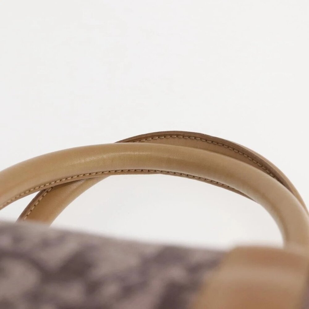 Christian Dior Trotter Canvas Mini Boston Bag Pink Gold Auth 144280 - Picture 9 of 16